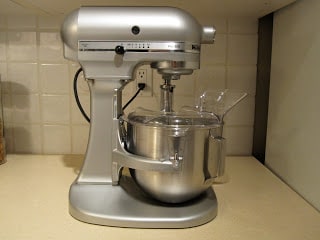 Stand mixer on a counter