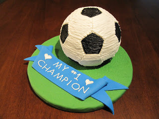 Soccer Ball cake.