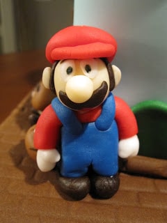 Close up of Mario