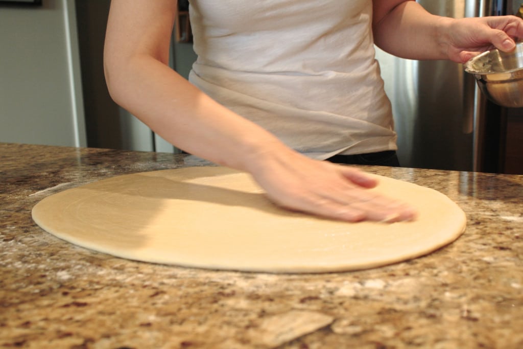 Roll out dough to an 18x14
