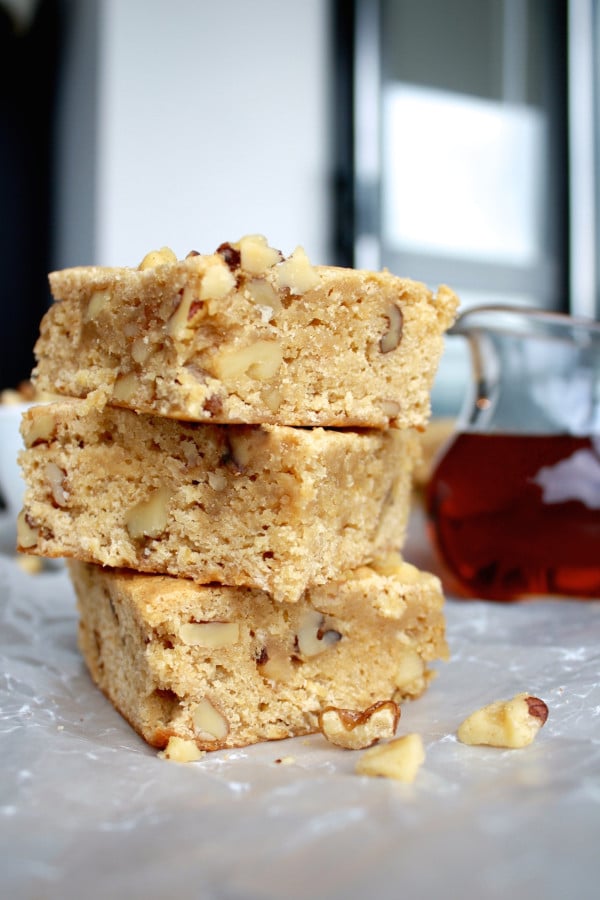 Maple Walnut Bars Liv for Cake