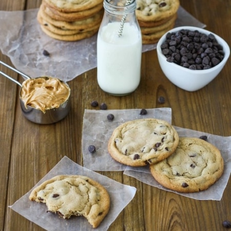 Cookies on a wooden table
