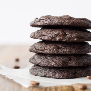 Stack of cookies.