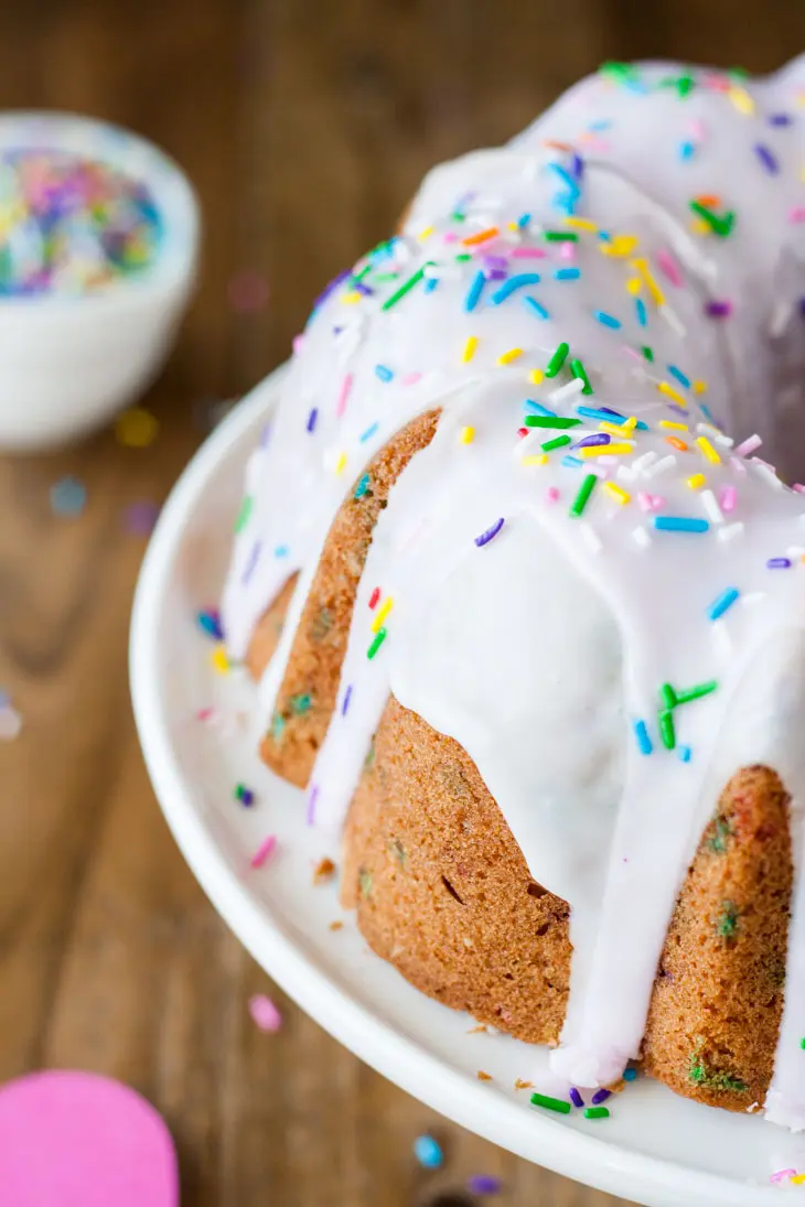 The Best Homemade Funfetti Bundt Cake