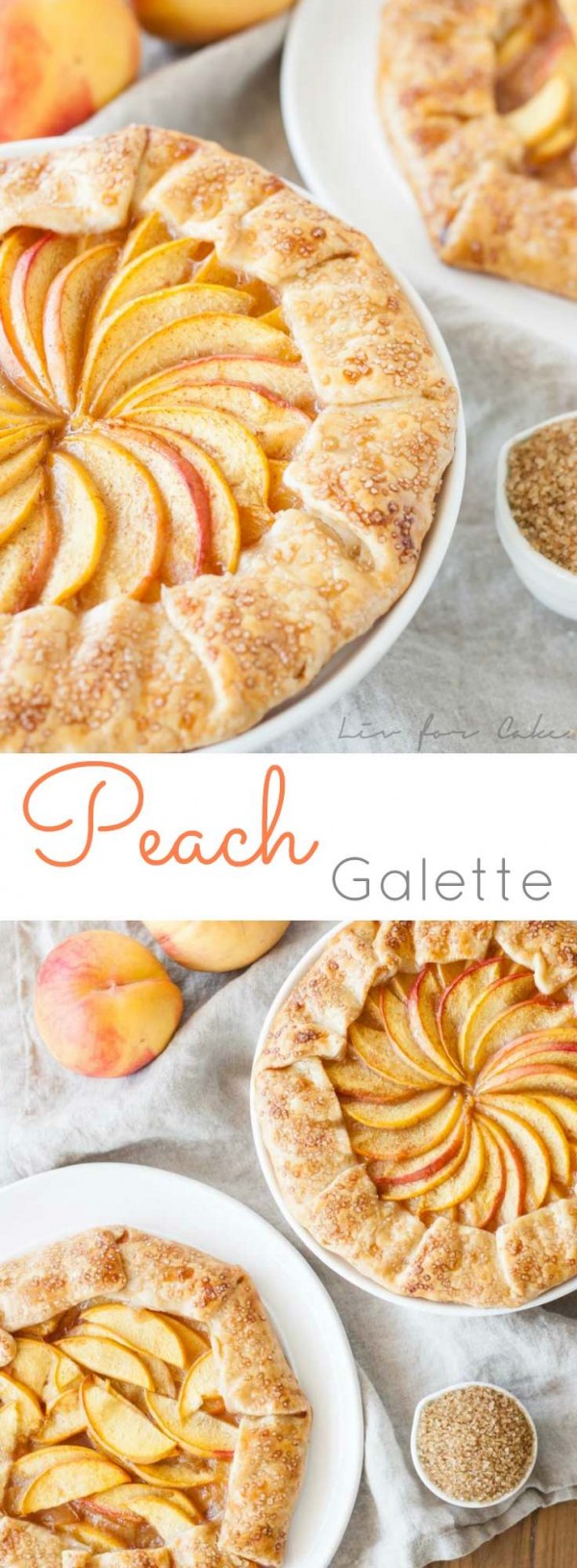 Peach Galette Liv for Cake