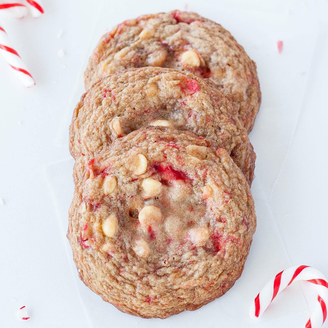 White Chocolate Candy Cane Cookies Liv for Cake