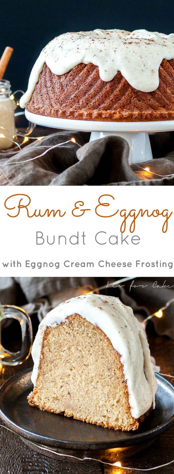 Rum & Eggnog Bundt Cake Liv for Cake