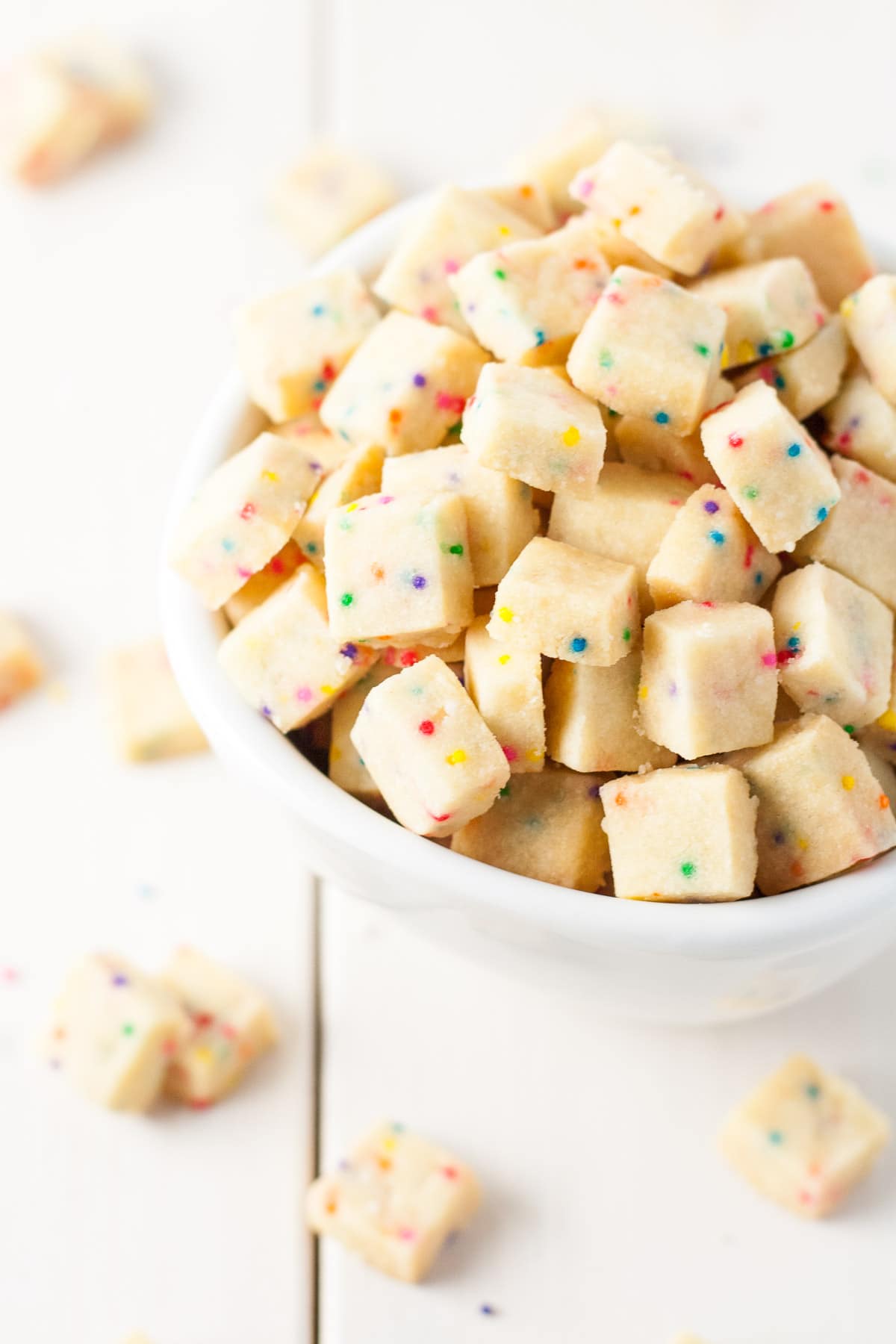 Rainbow Shortbread Bites Liv For Cake