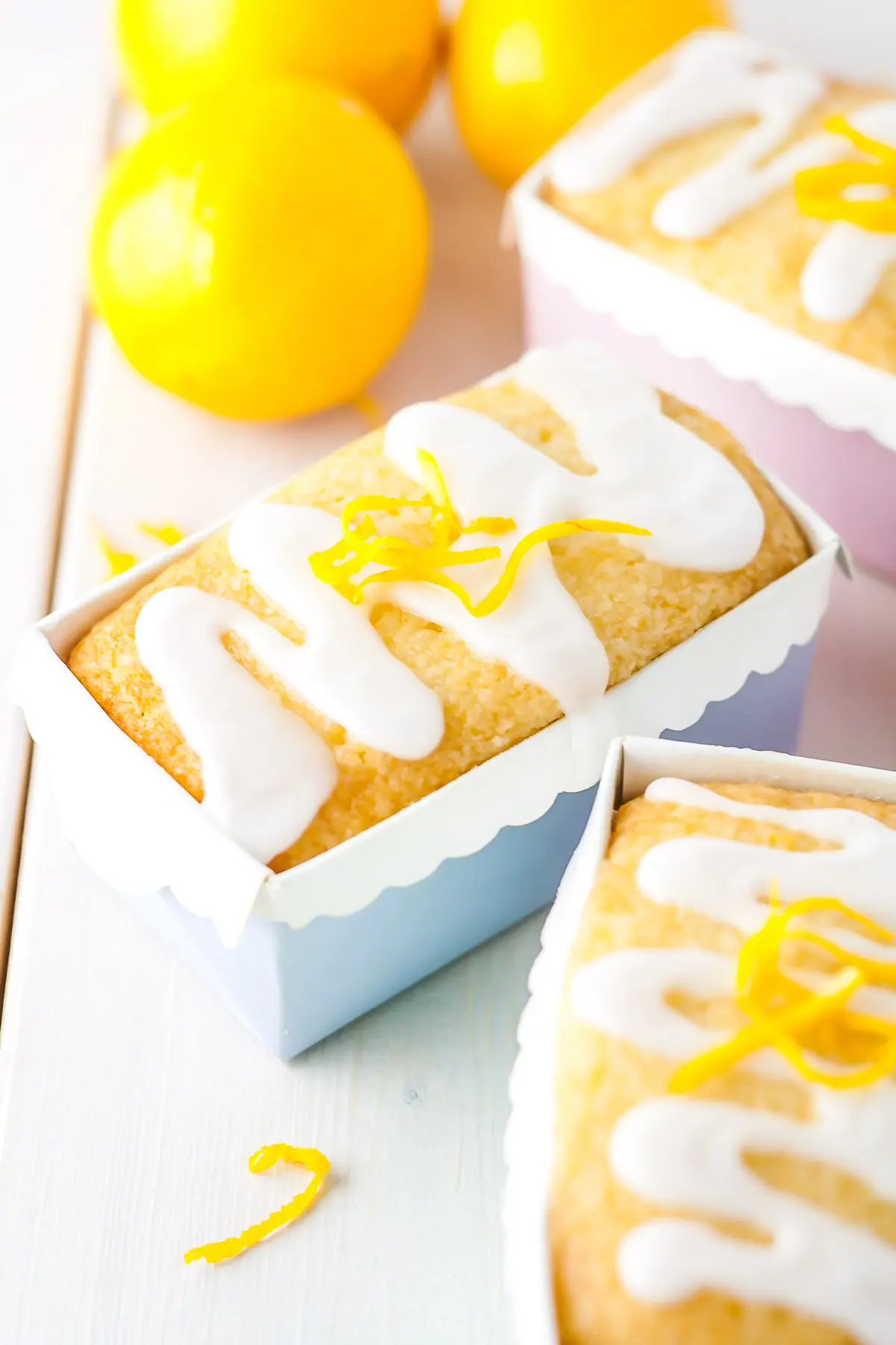 Mini Meyer Lemon Loaves - Liv for Cake