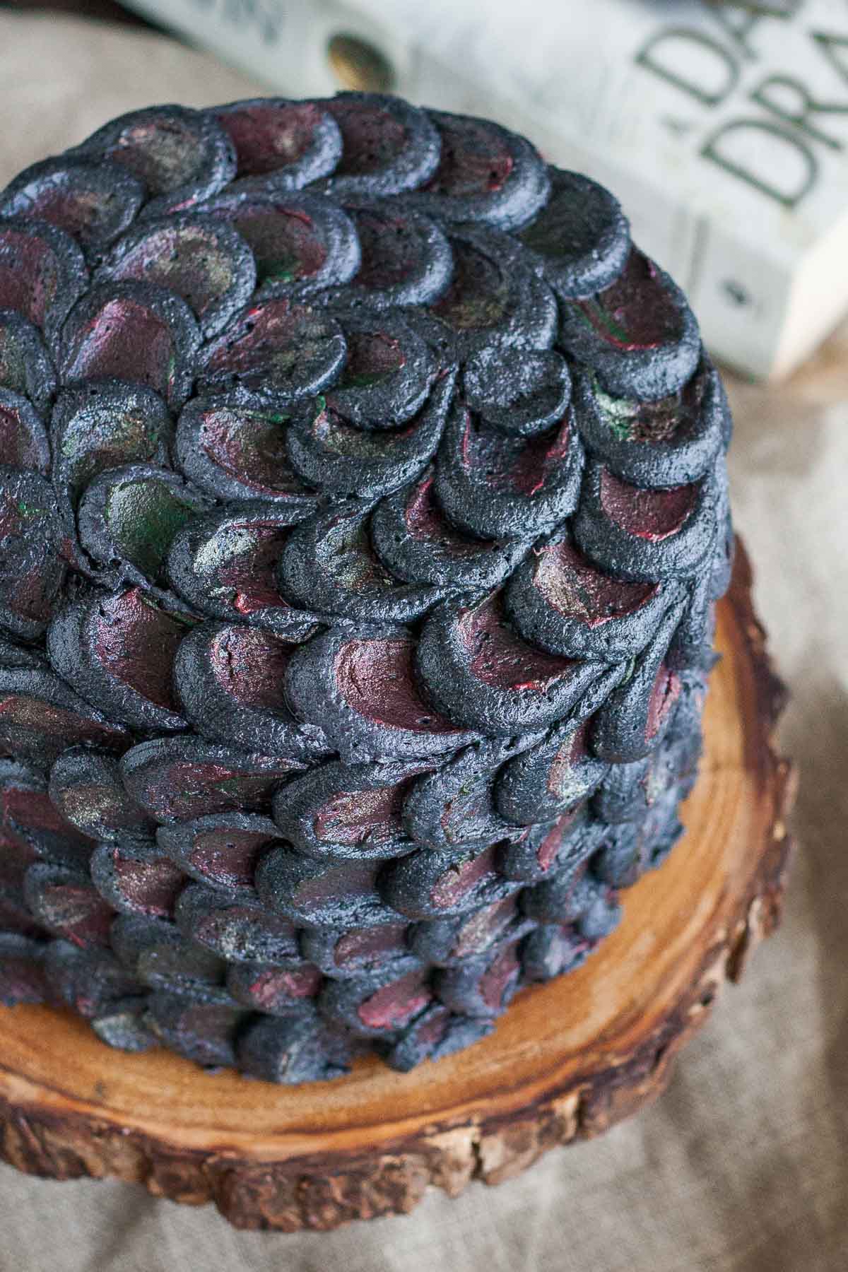 Red Velvet Dragonscale Cake - Liv for Cake