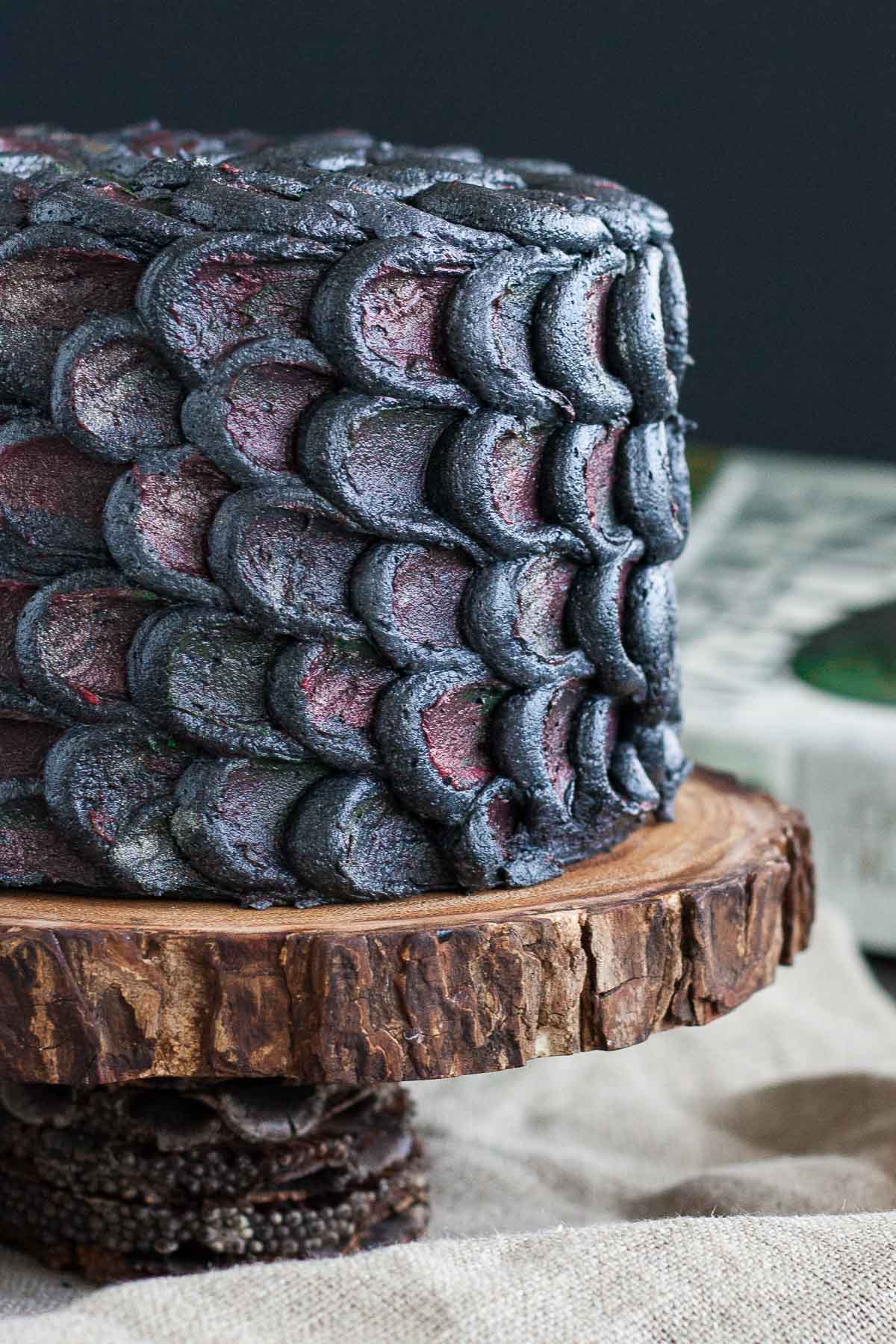 Red Velvet Dragonscale Cake - Liv for Cake