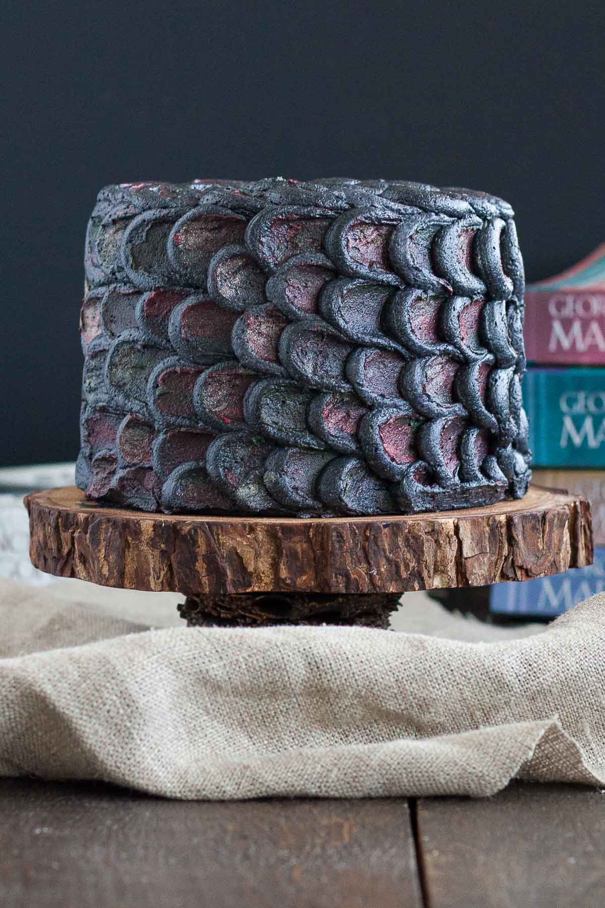 Red Velvet Dragonscale Cake - Liv for Cake