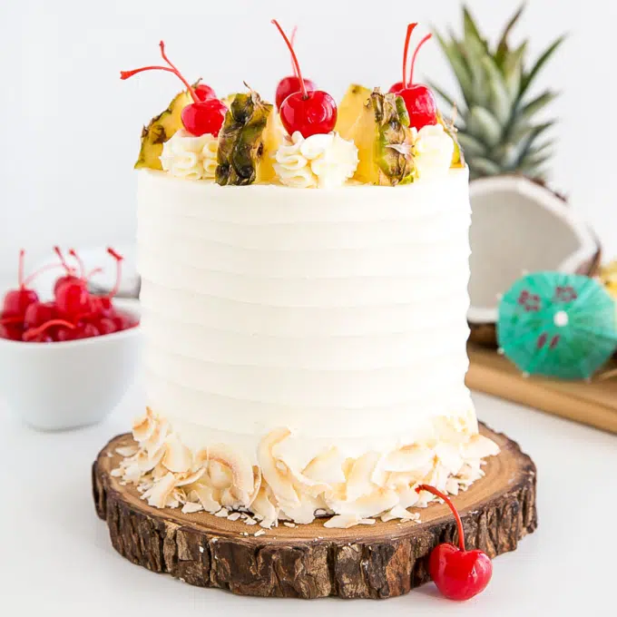 Pina Colada Cake - Liv For Cake