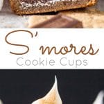 Cookie cup photo collage