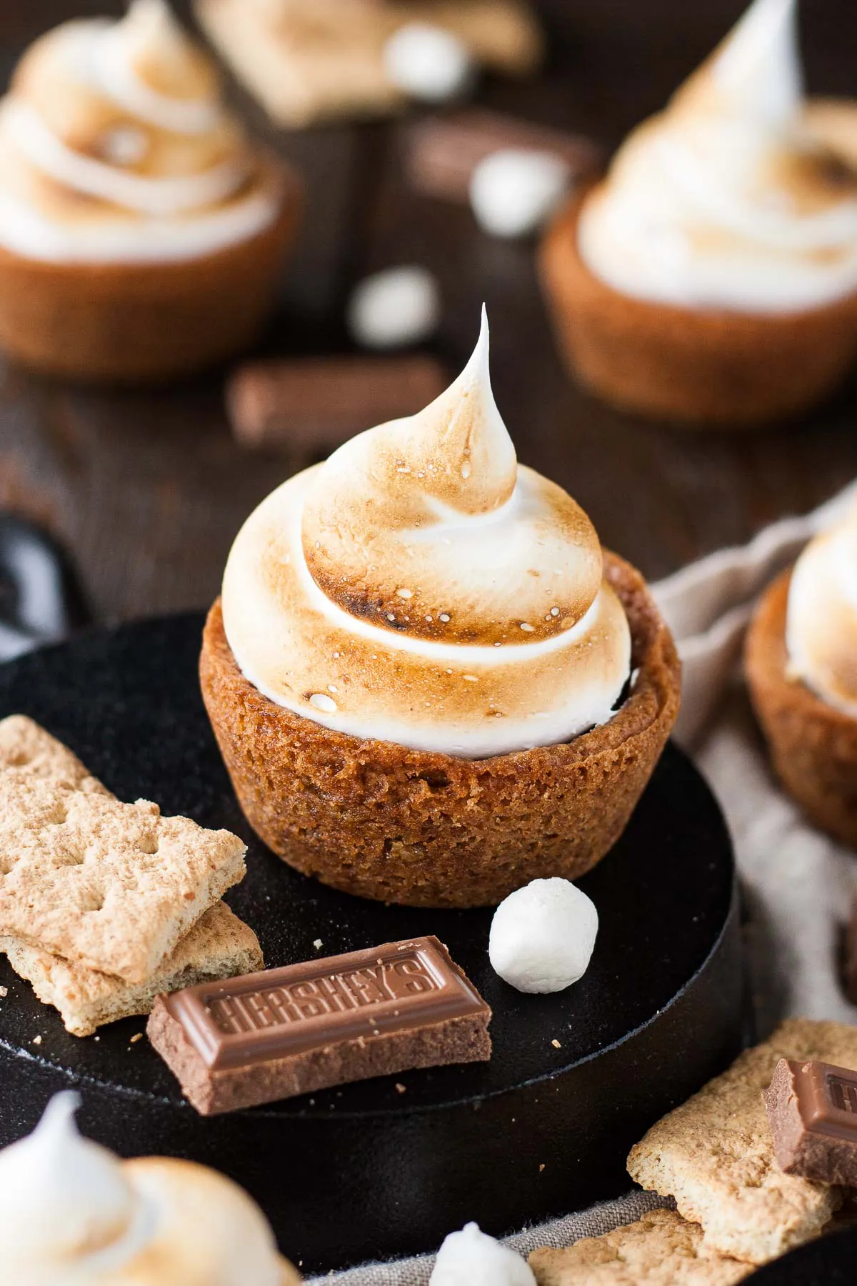 Mini S'mores Cookie Cups - Cooking Classy