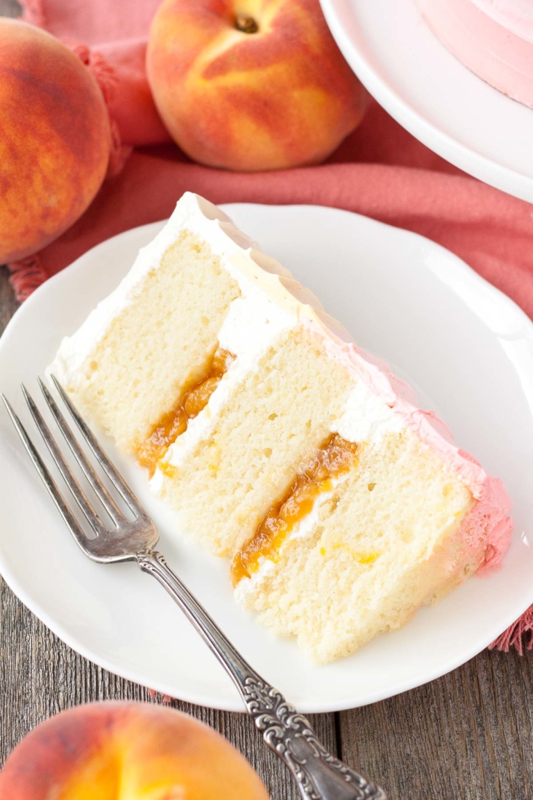 Ombre Peach Cake Liv for Cake