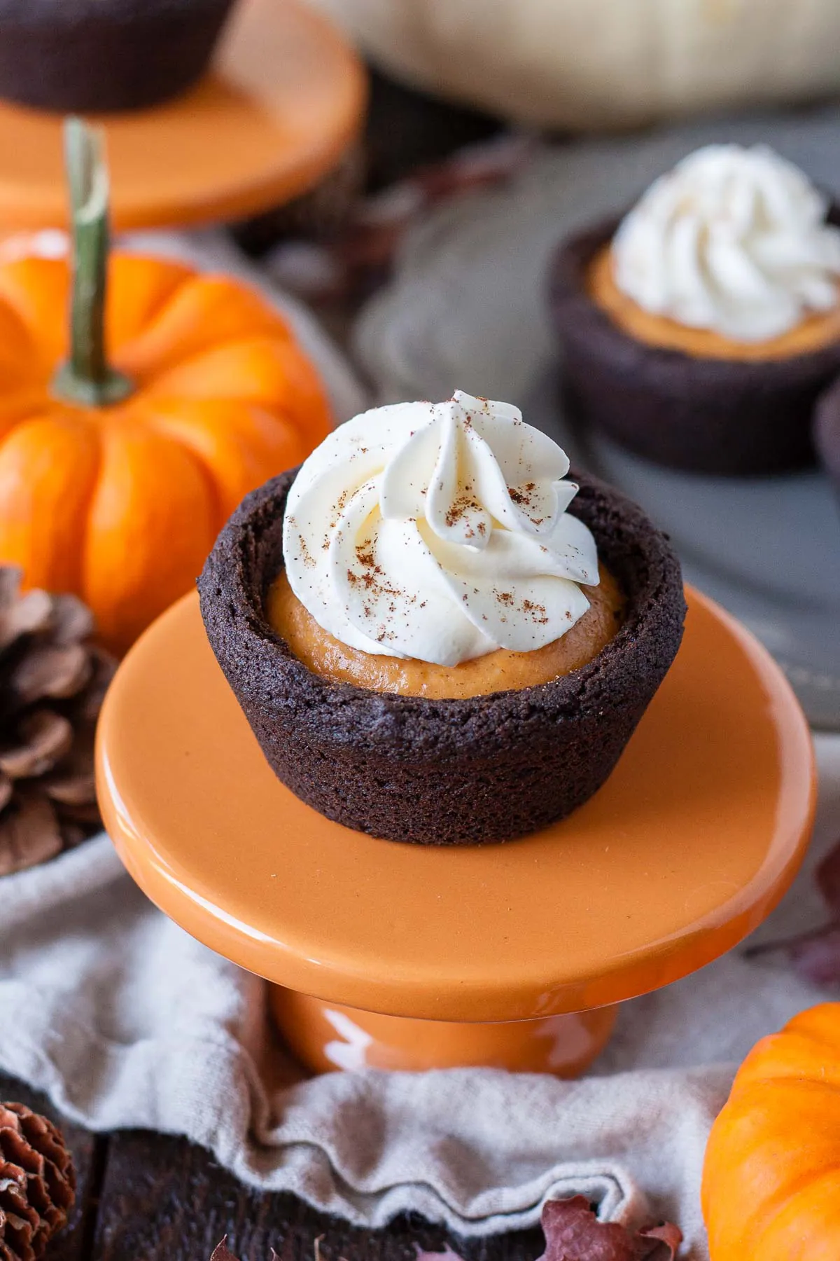 Close up of a cookie cup