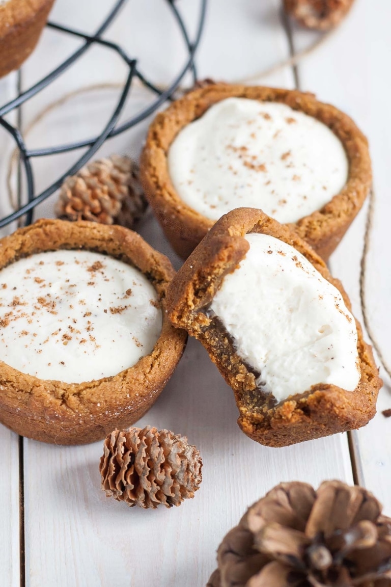 Eggnog Cheesecake Cookie Cups Liv for Cake
