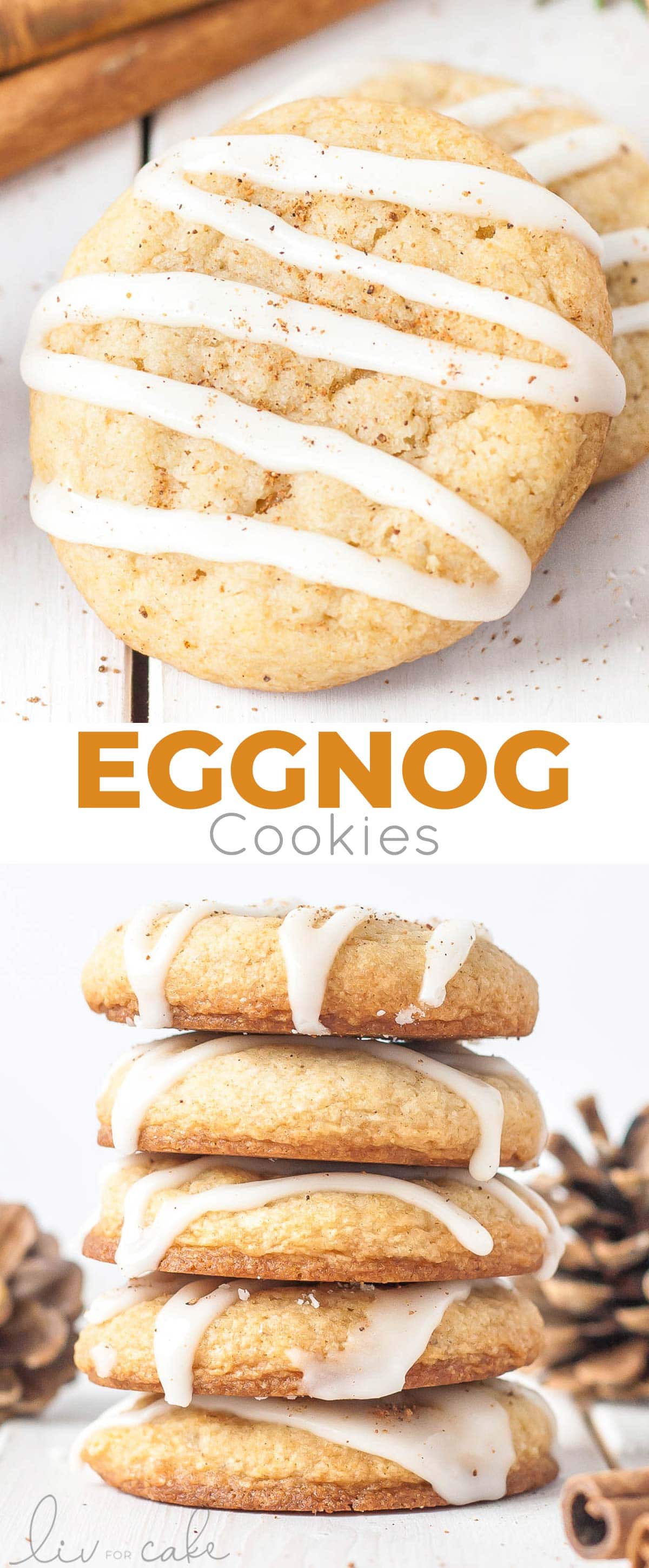 Eggnog Cookies photo collage