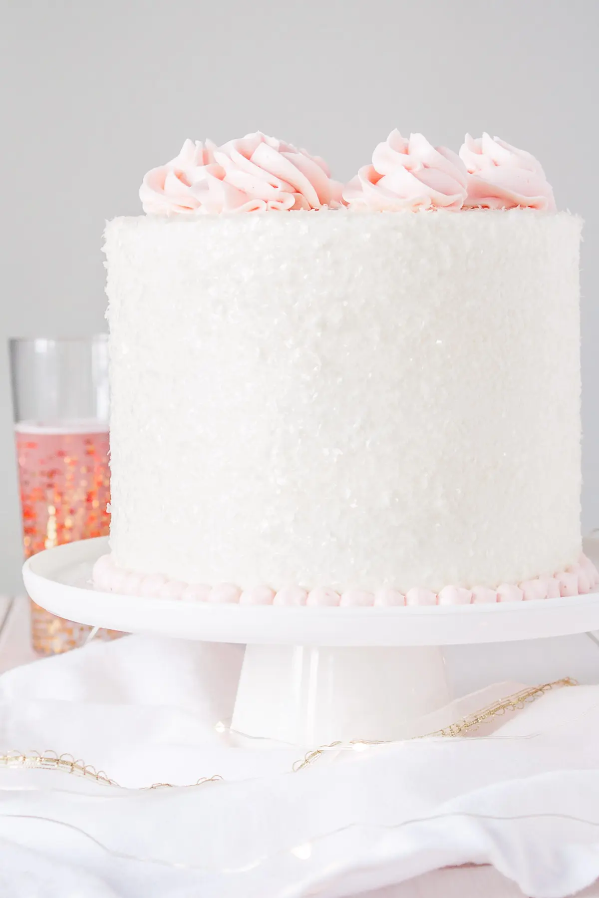 Vegan Pink Champagne Cake (with champagne buttercream) - Rainbow  Nourishments