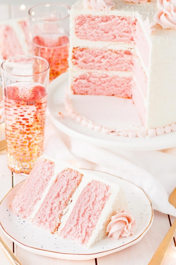 Pink Champagne Cake Liv for Cake