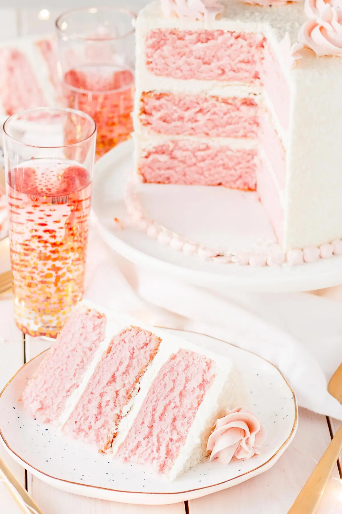 Champagne Cake Recipe - Fancy Flours