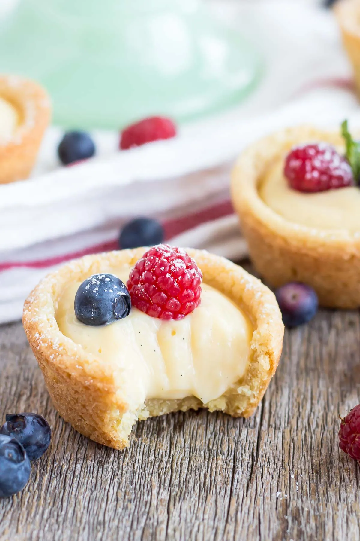 Vanilla Custard Cookie Cups - Liv for Cake