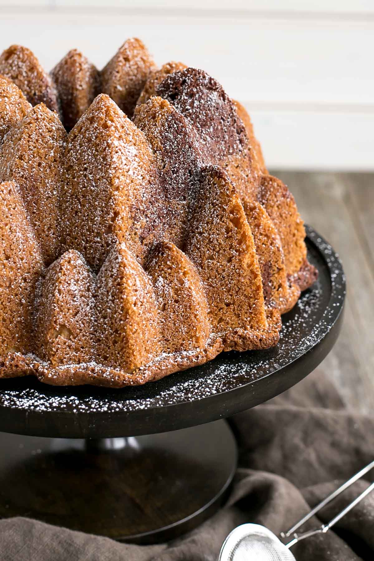 The Caked Crusader: Chocolate and vanilla marble madeira bundt