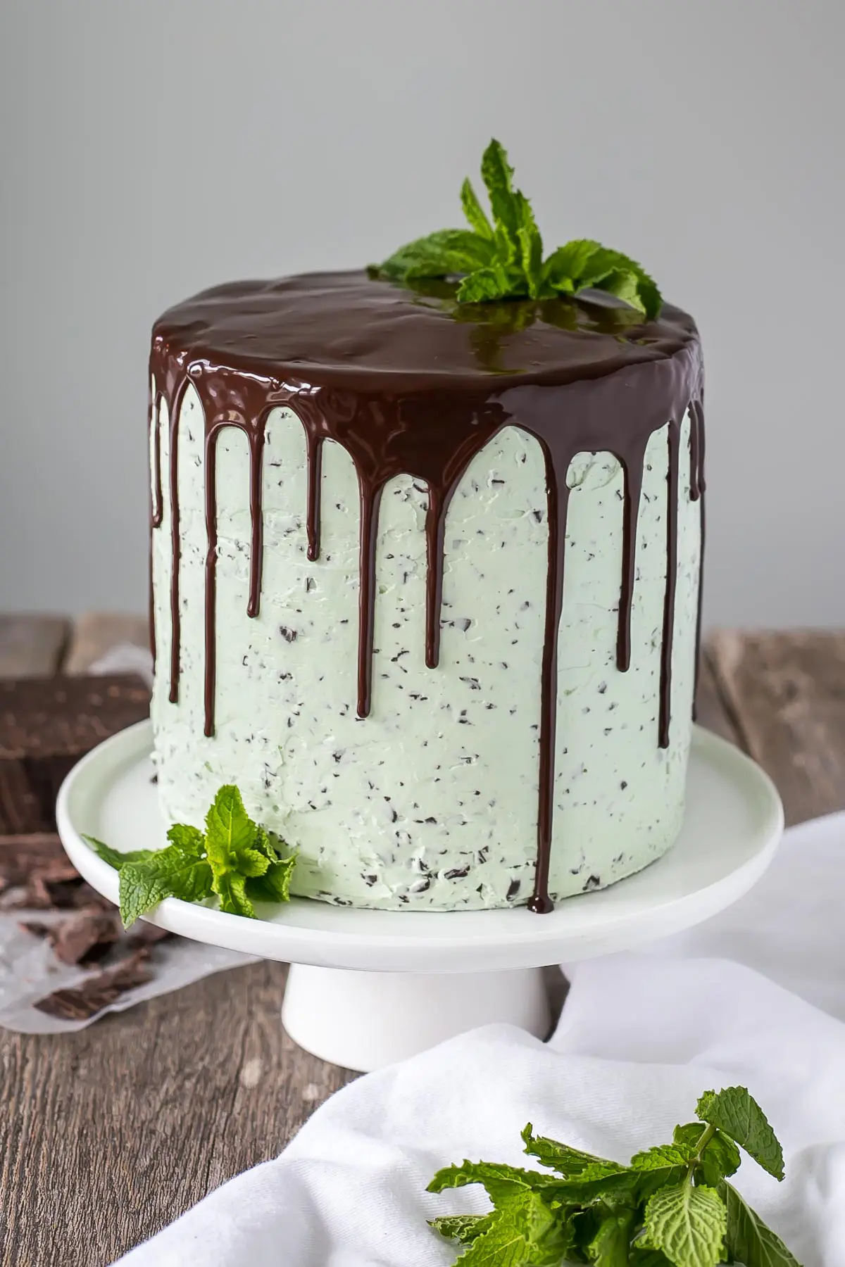 Mint Chocolate Chip Cake - Liv for Cake