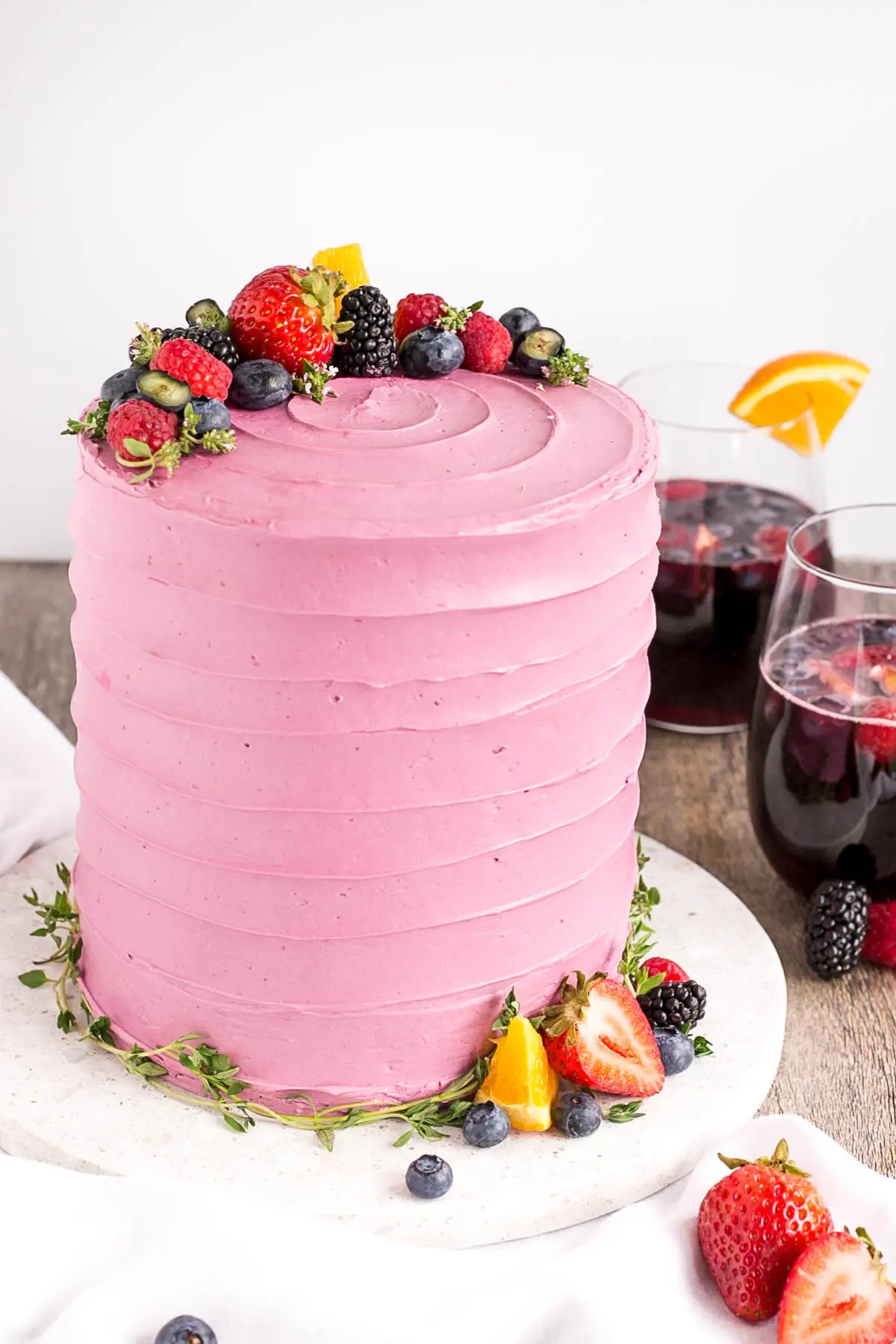 Sangria Cake Liv For Cake