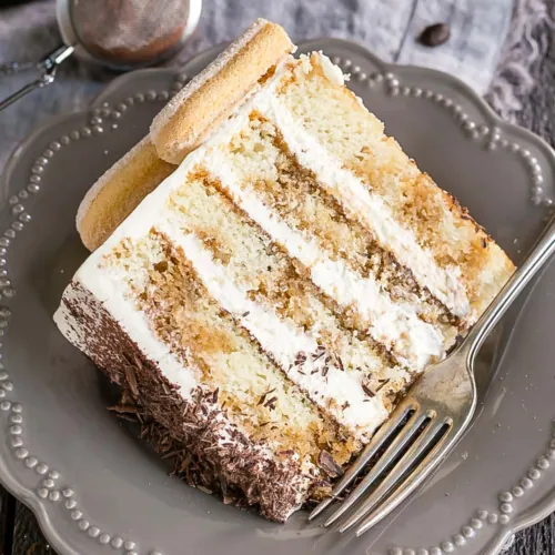 Tiramisu Cake with Amaretto - Recipe | Bonni Bakery