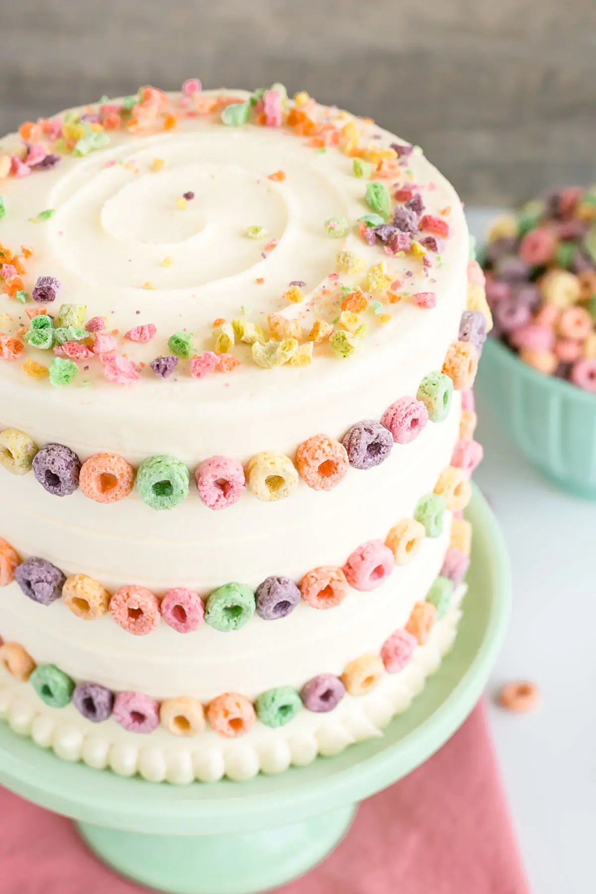 Froot Loops Birthday Cake - CakeCentral.com