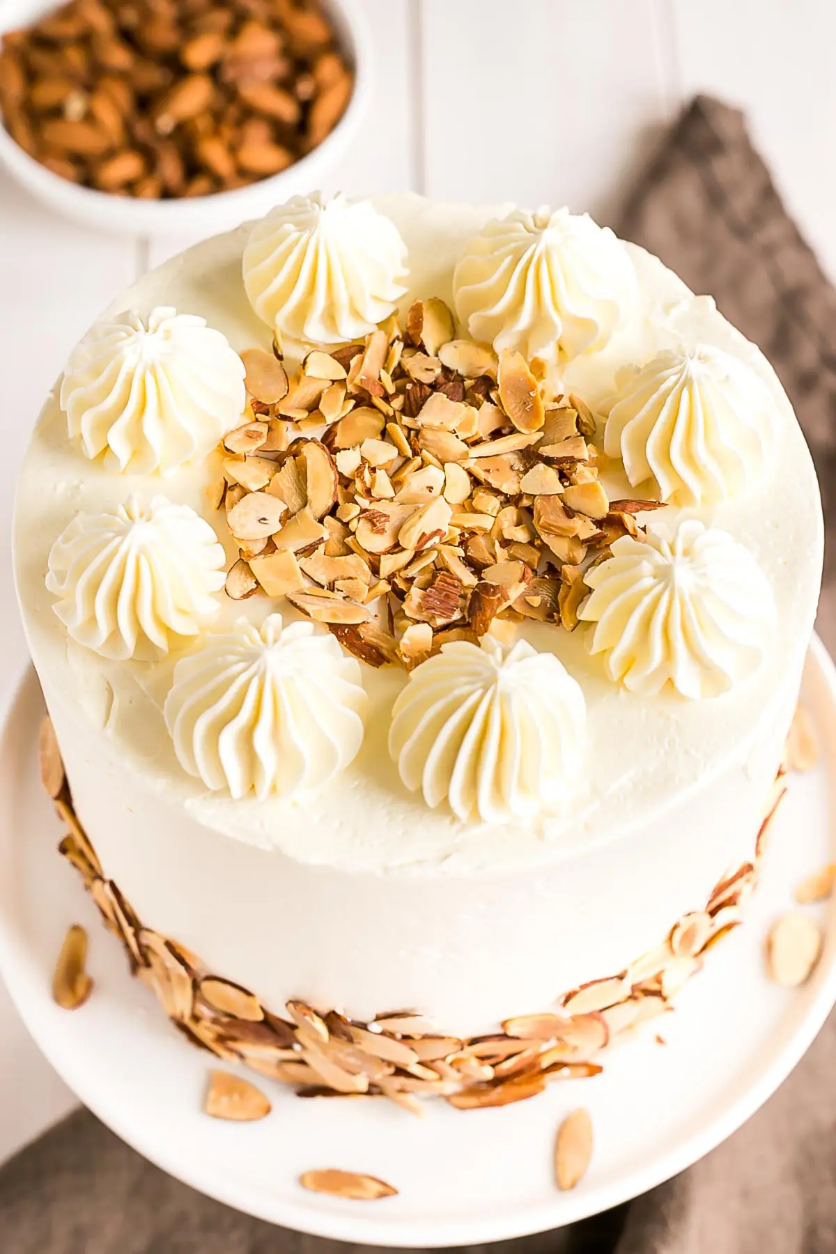 Almond Amaretto Cake - Liv for Cake