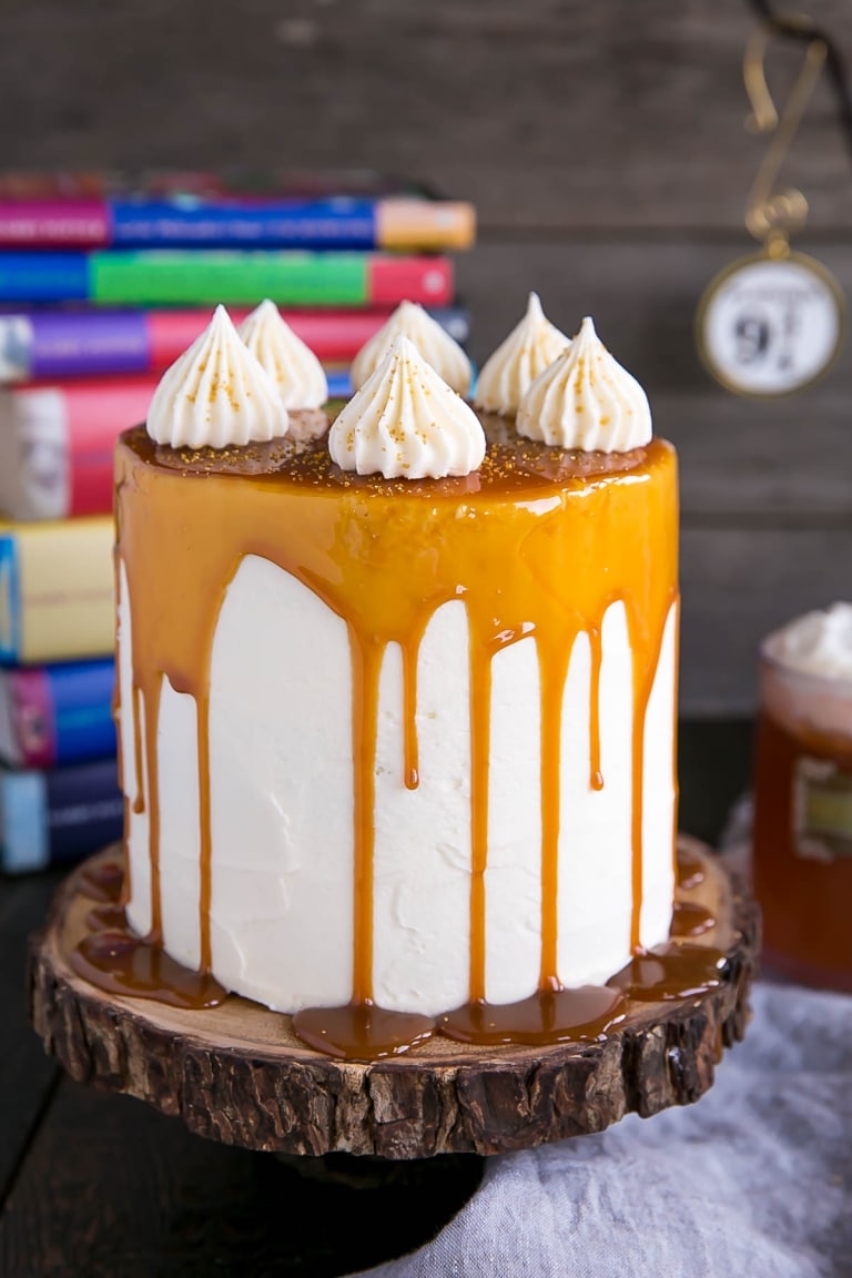 Butterbeer Cake (Harry Potter Cake) Liv for Cake