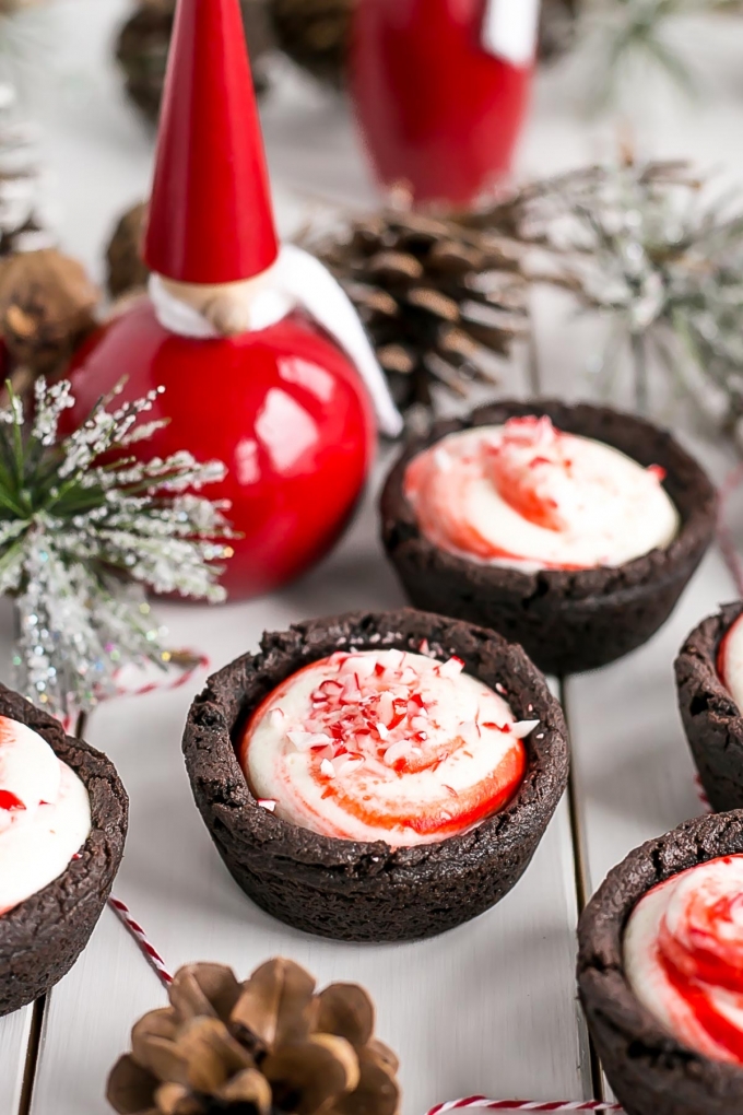 Chocolate Peppermint Cookie Cups - Liv for Cake