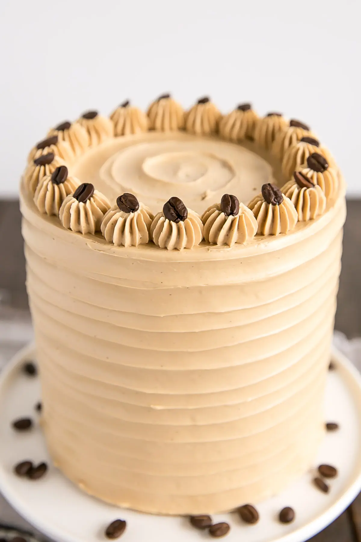 Cappuccino Cake Recipe with Coffee Buttercream - The Seaside Baker