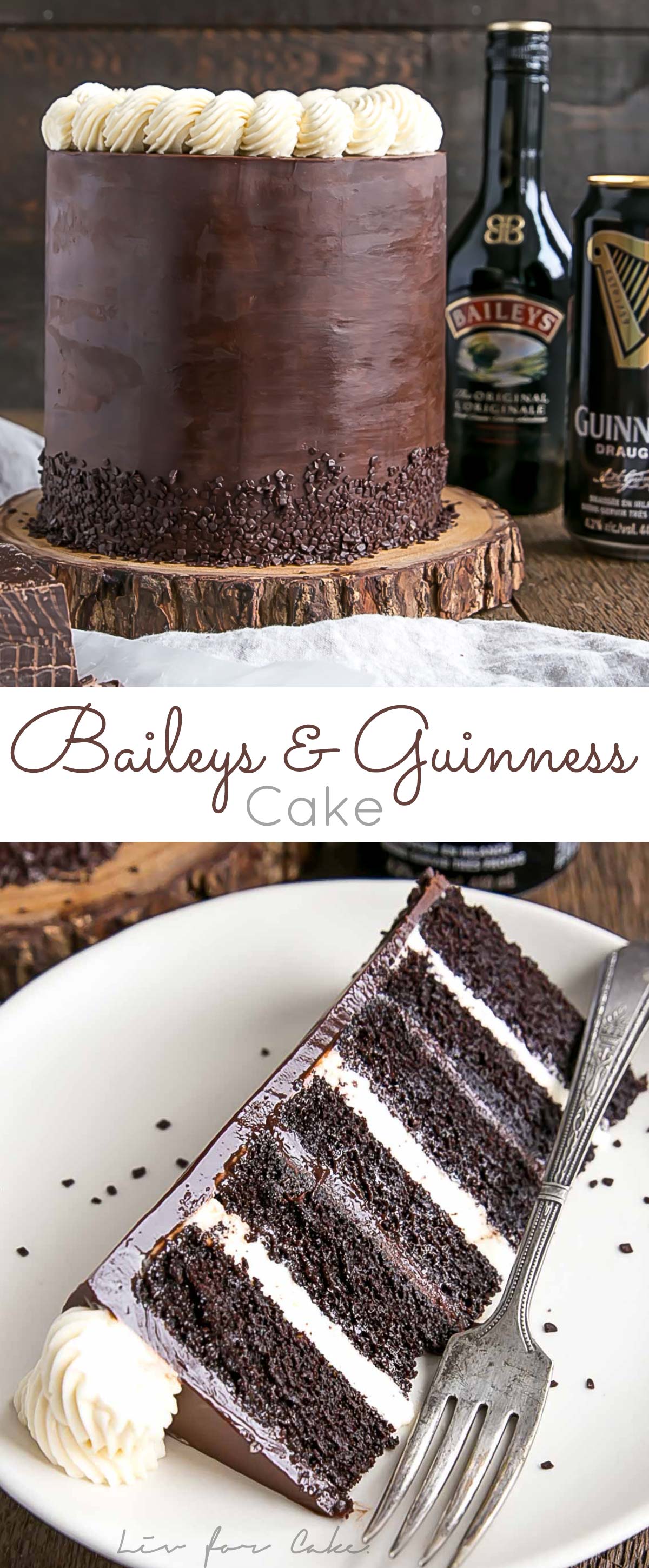 Baileys & Guinness Cake