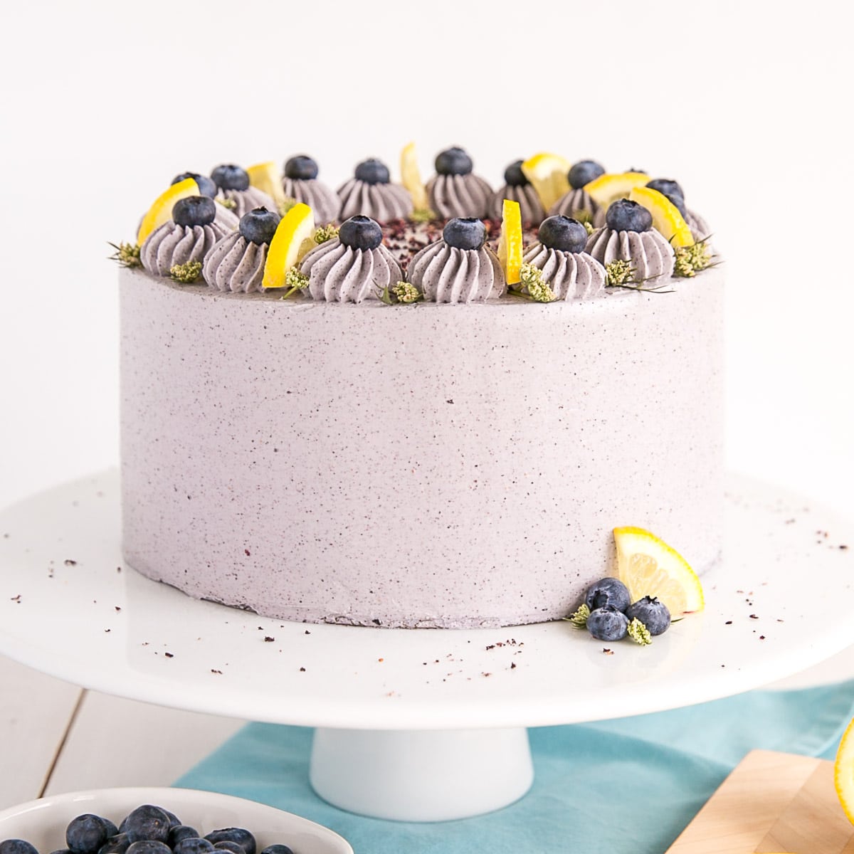 Lemon Blueberry Cake Liv for Cake