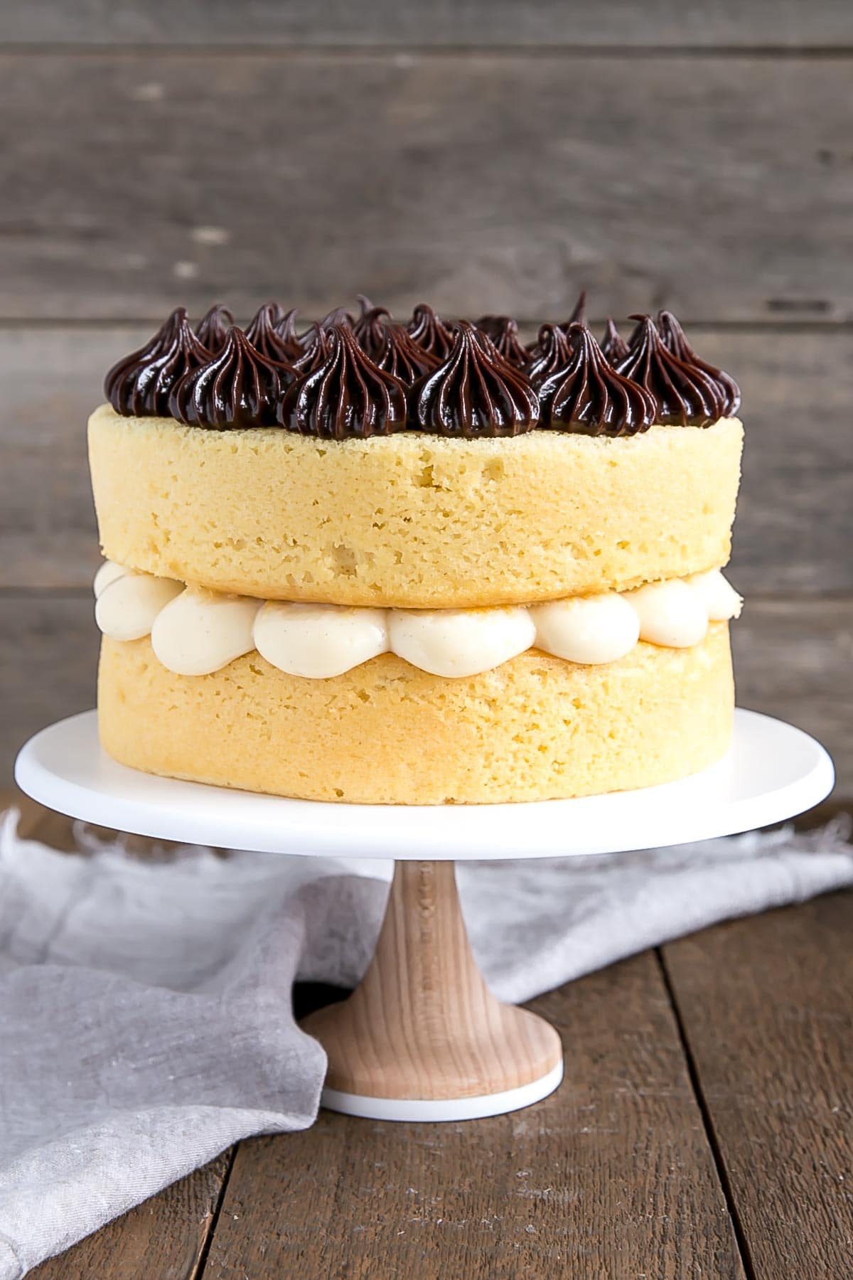 Boston Cream Pie Cake Roll - Chef in Training