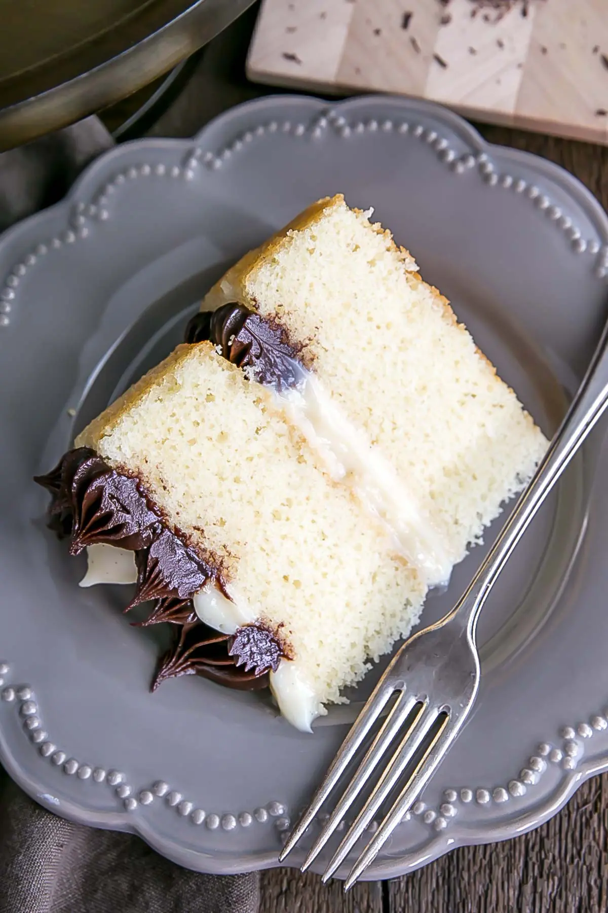 Slice of Boston Cream Pie 