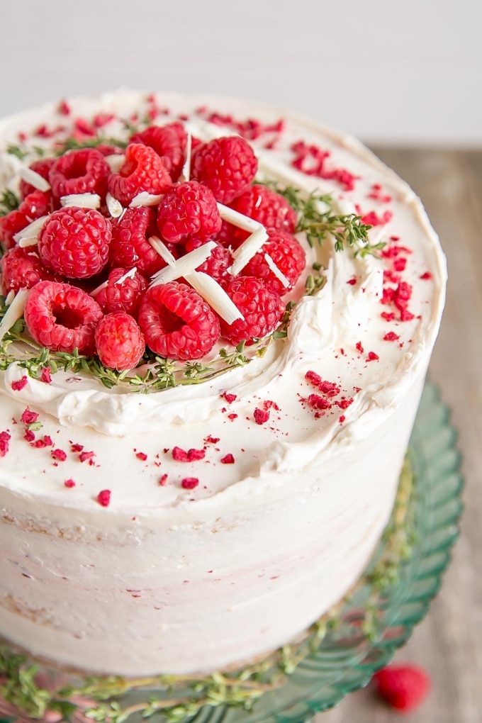 White Chocolate Raspberry Cake Liv for Cake