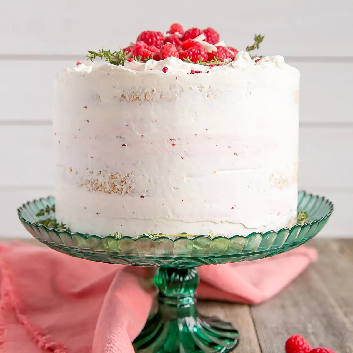 Heavenly White Chocolate Raspberry Bundt Cake - Mint + Mallow