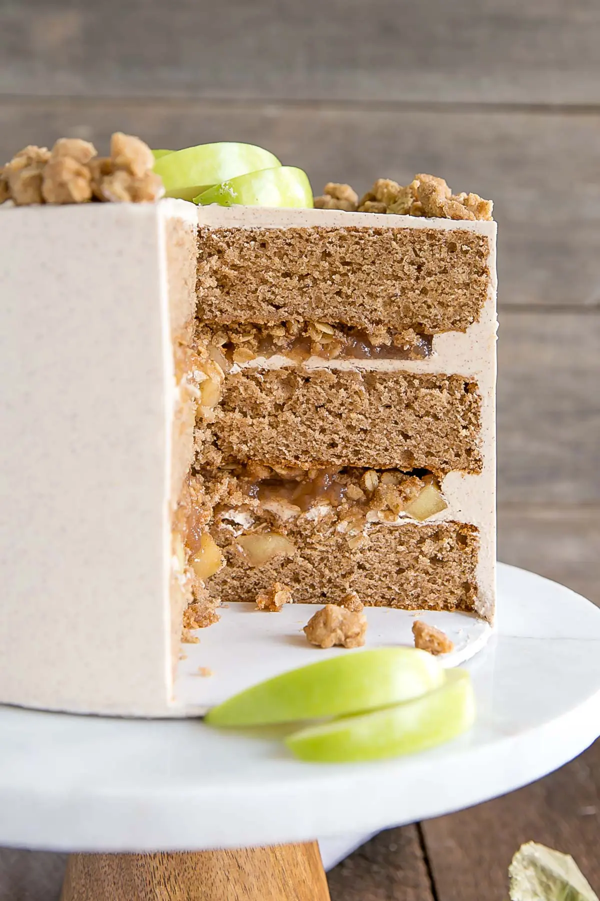 Chai Apple Crumb Cake - fresh bean bakery