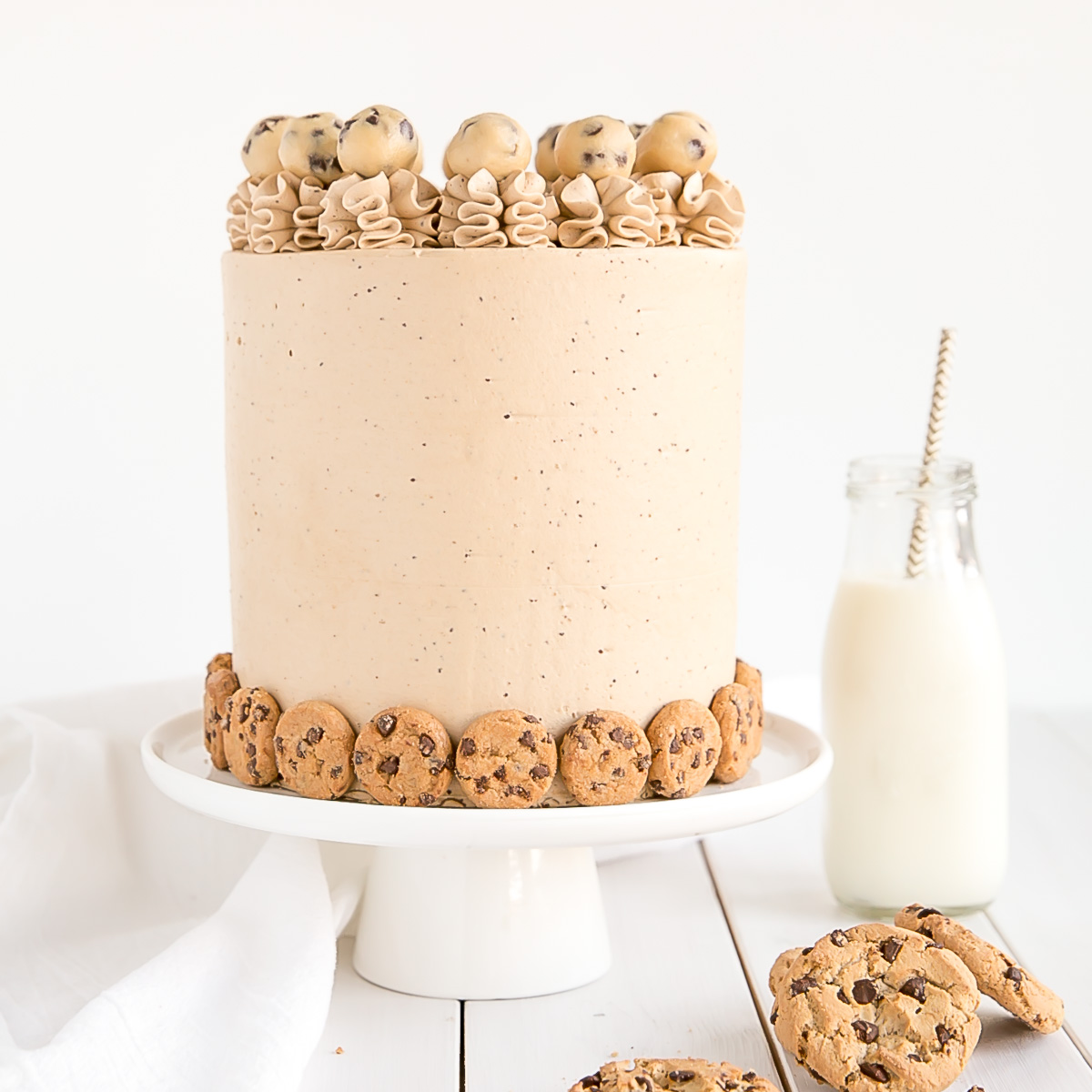 Chocolate Chip Cake Layers - The Tough Cookie