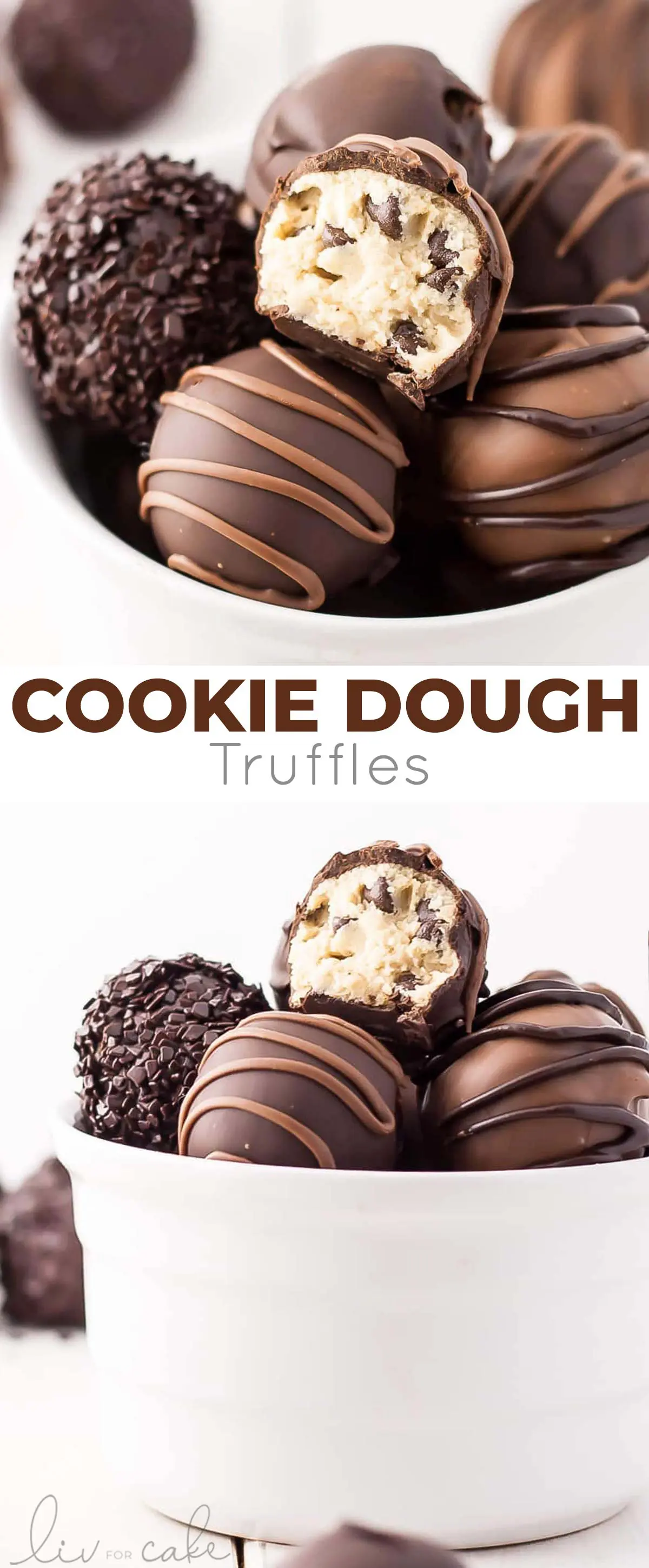Cookie Dough Truffles collage
