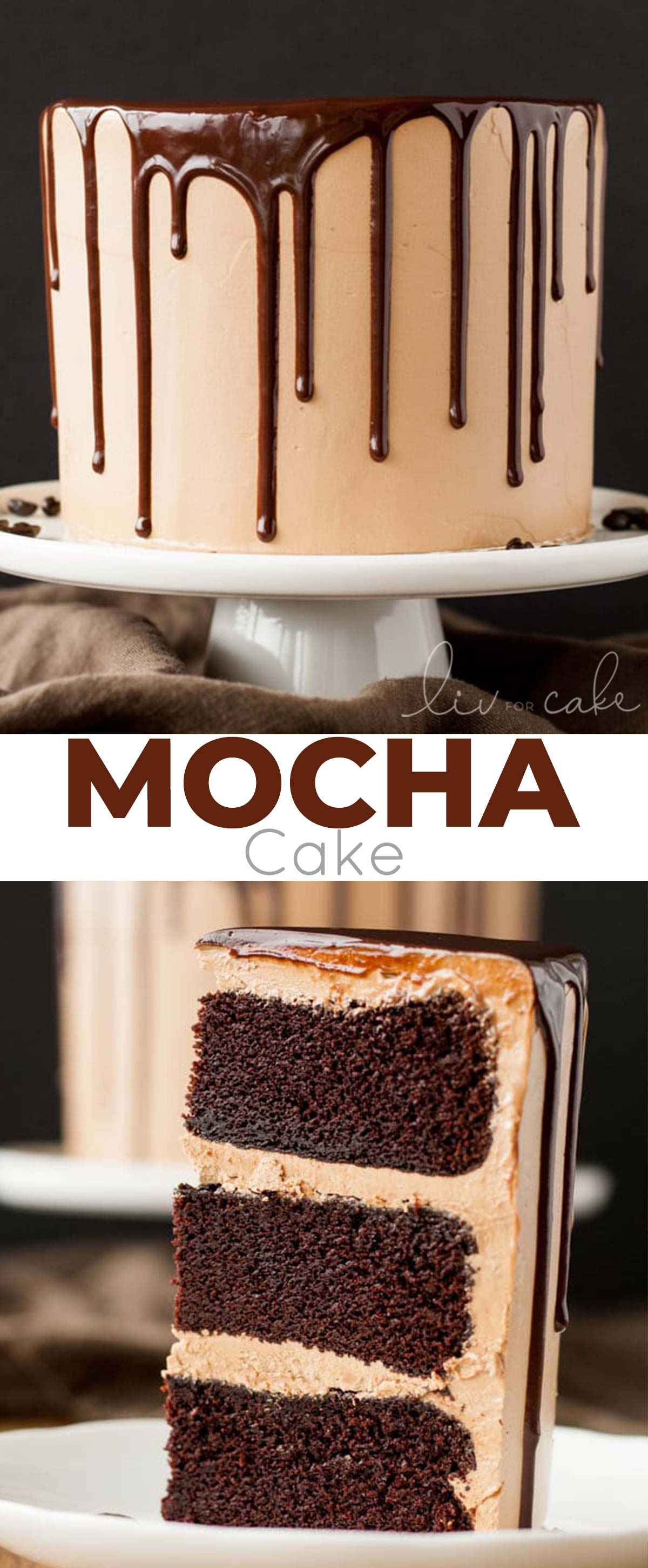 Mocha Cake Collage