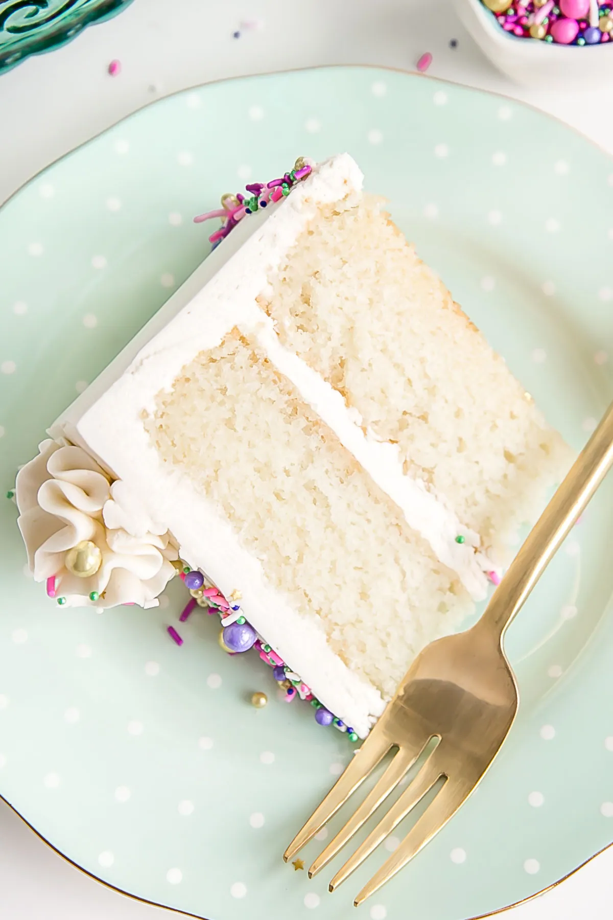 Mini Vanilla Cake (Best Recipe) - Easy From Scratch