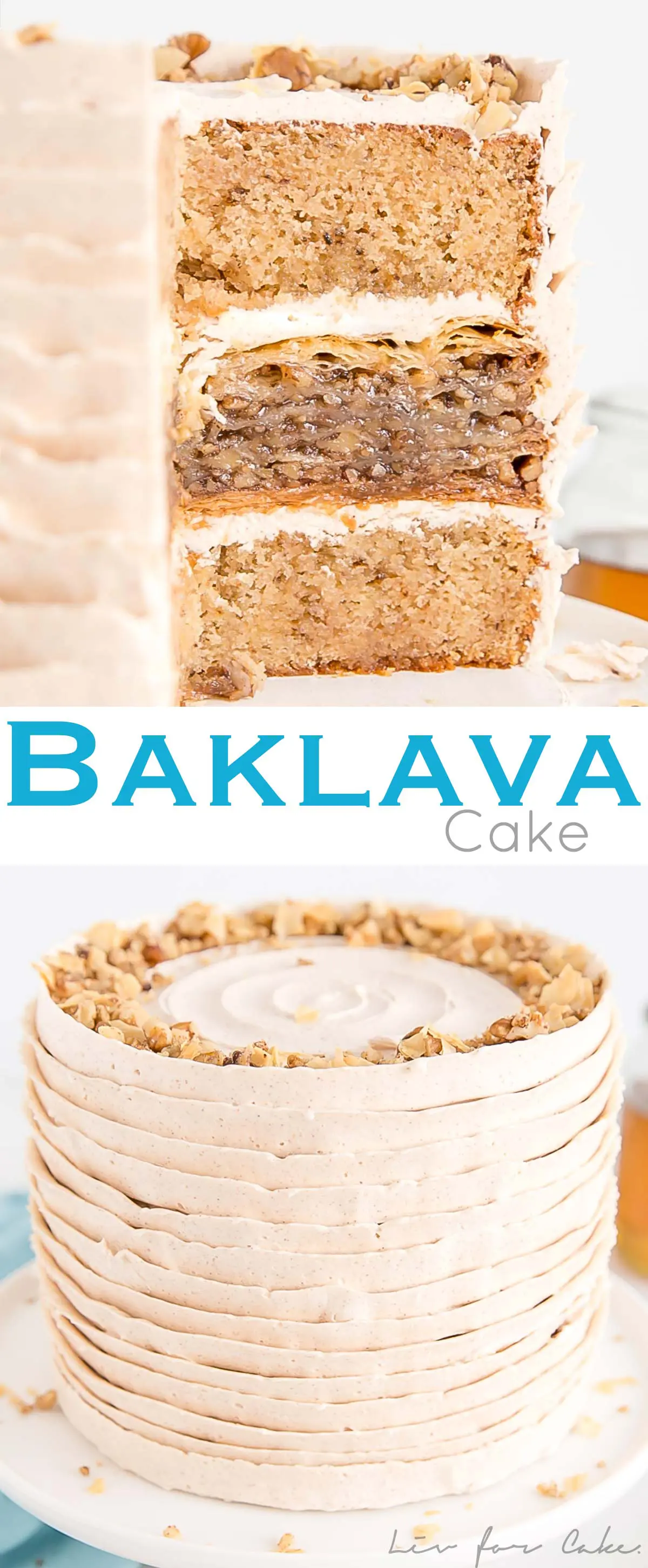 My Mother's Baklava Cake Recipe - The Food Kooky