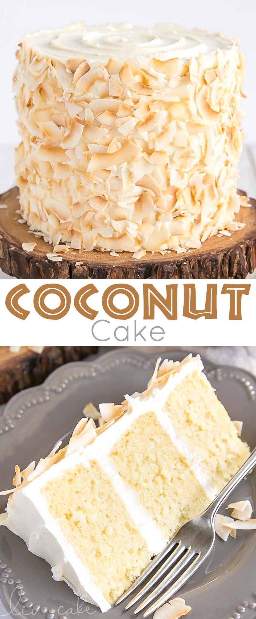 Coconut Cake (No Artificial Flavors!) Liv for Cake