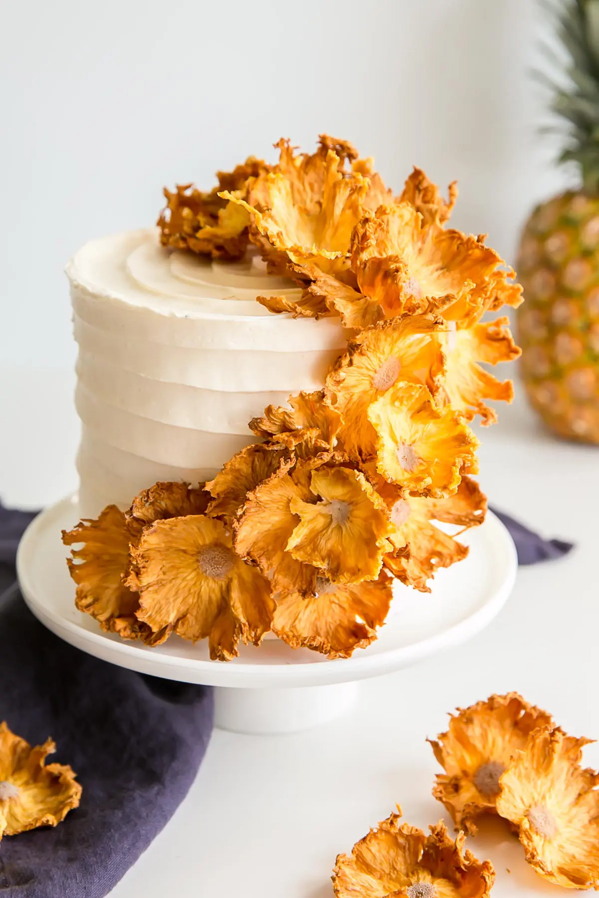 Hummingbird Cake Recipe with Pineapple Flowers • Pint Sized Baker